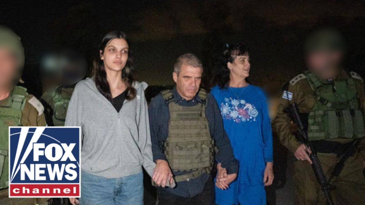 First photo released of US hostages freed by Hamas