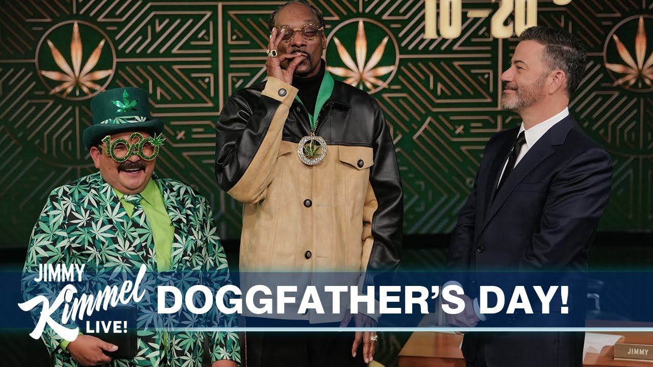 Jimmy Kimmel Declares Snoop Dogg’s Birthday DOGGFATHER’S DAY