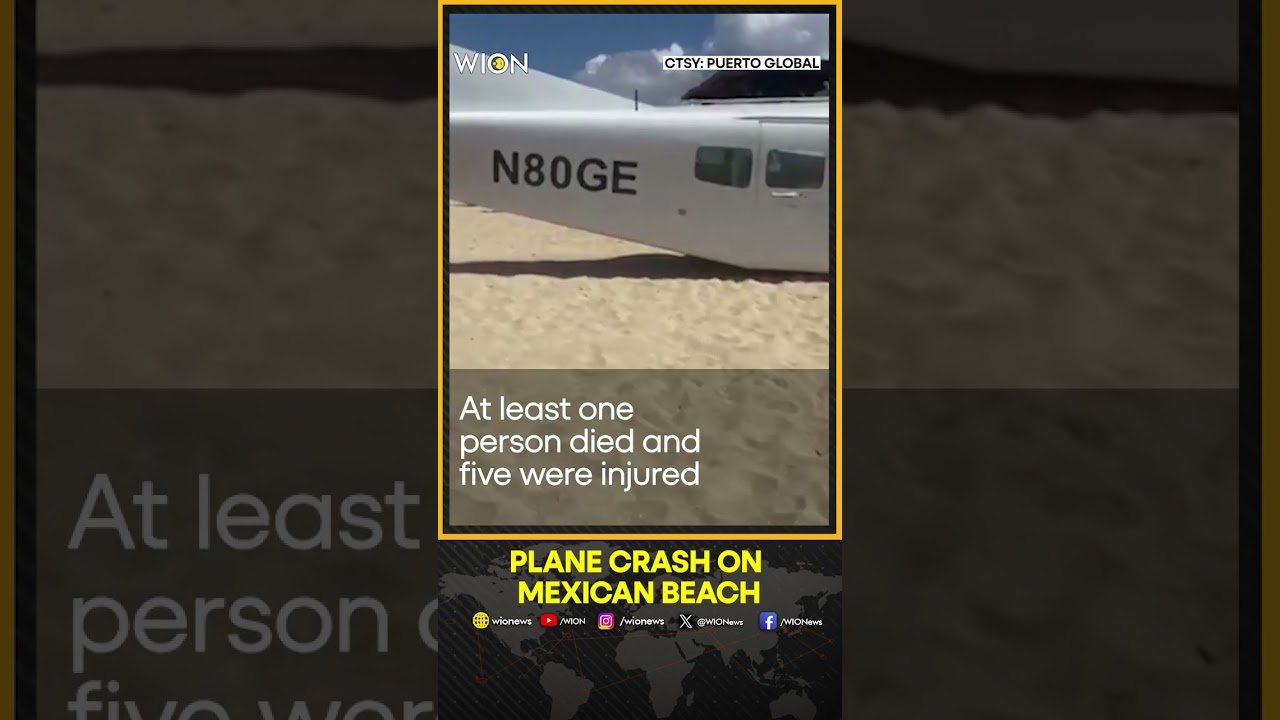 At least one dead after small plane crash on Mexican beach | WION Shorts