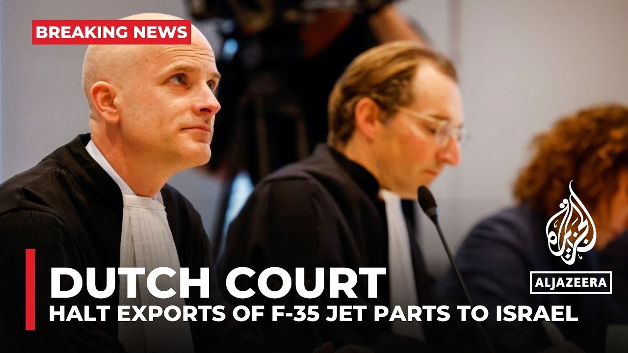 Court orders Netherlands to halt delivery of fighter jet parts to Israel