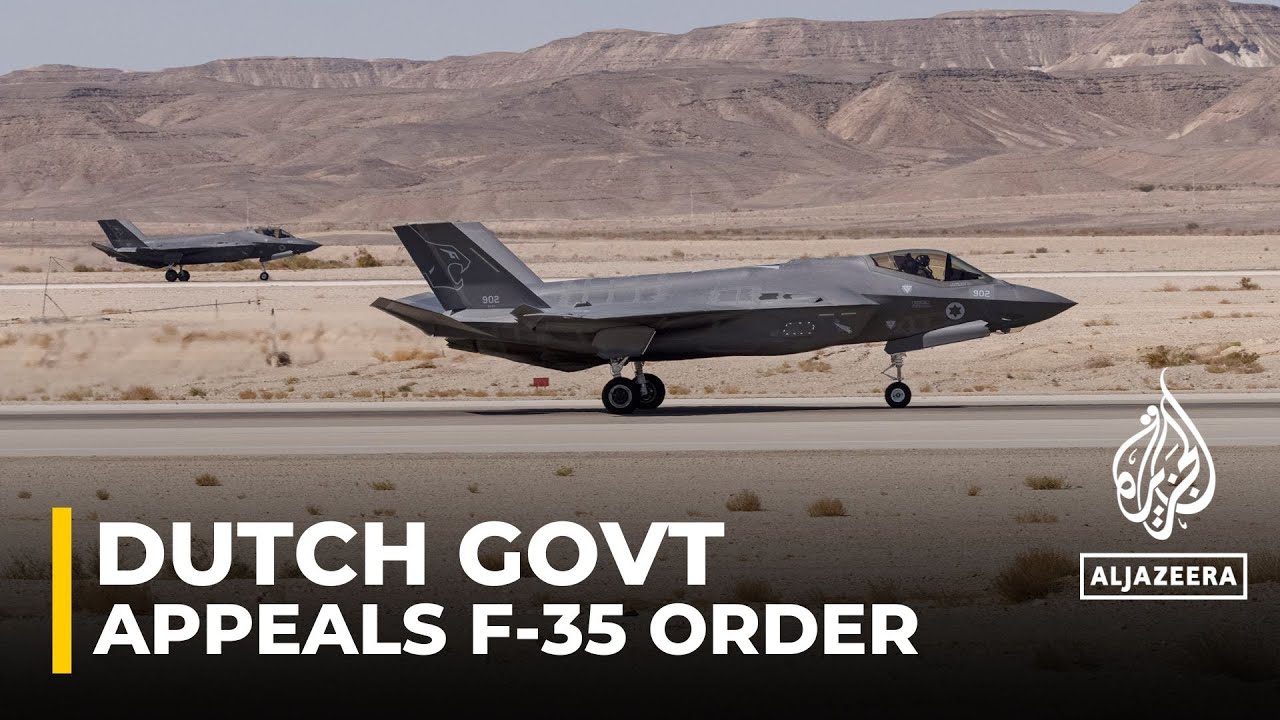 Dutch government to appeal court order to halt export of F-35 jet parts to Israel