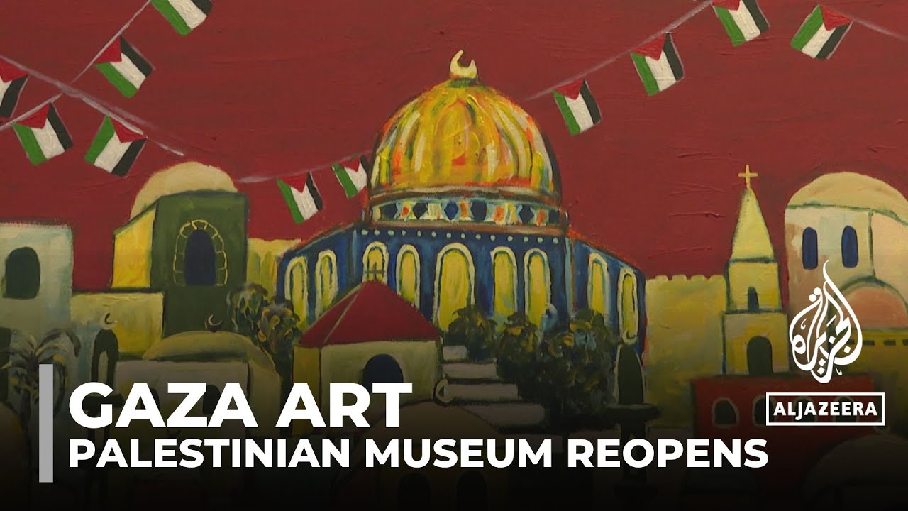 Gaza war art: Museum due to reopen in occupied West Bank