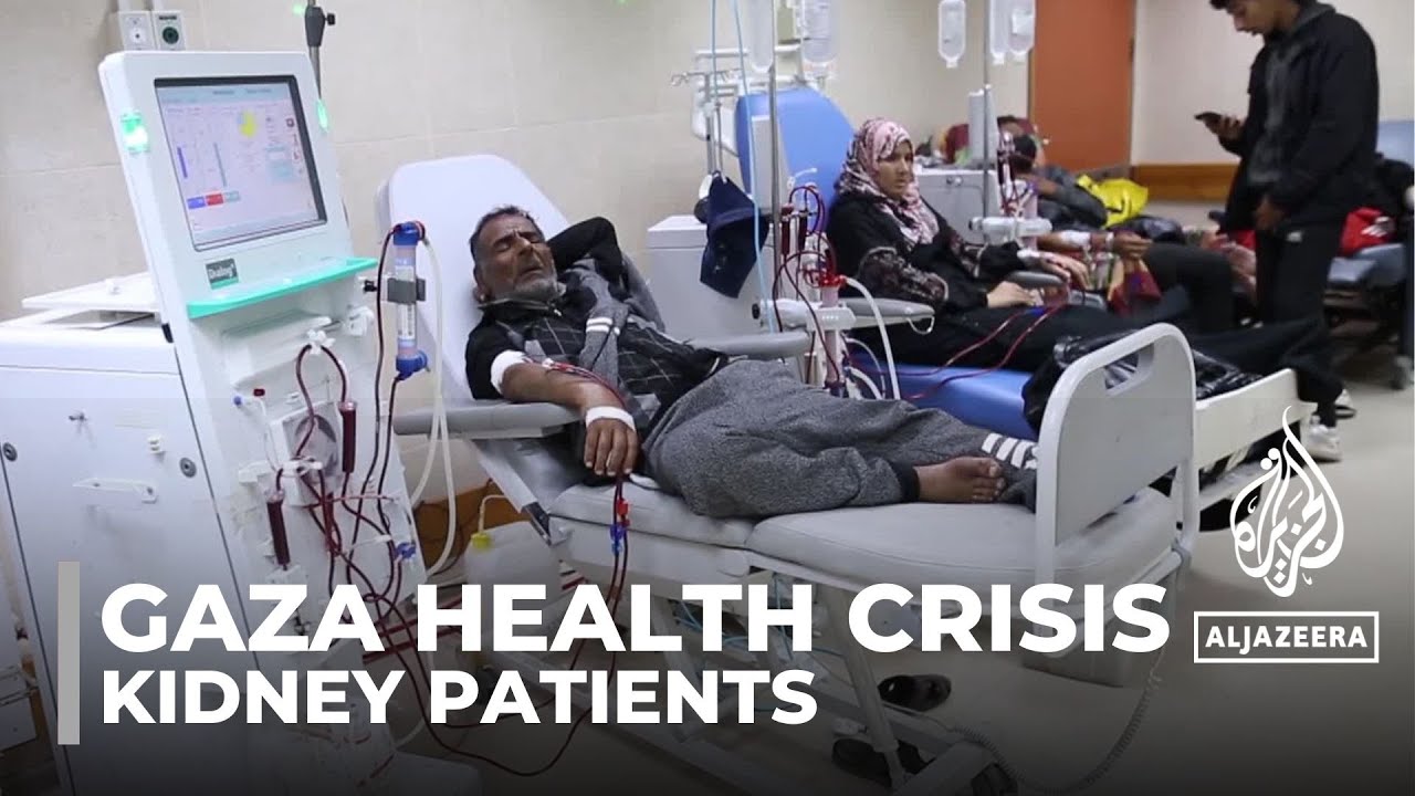 Gaza’s kidney patients face a dialysis crisis at jam-packed hospitals