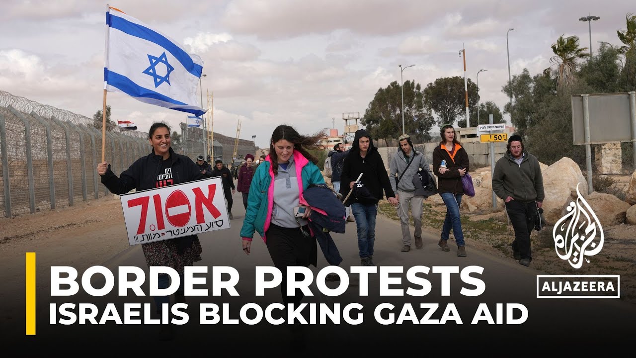 Israeli police break up protest blocking aid to Gaza: Report