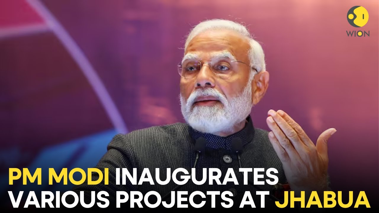 LIVE: PM Modi inaugurates & lays foundation stone of various developmental projects at Jhabua | WION