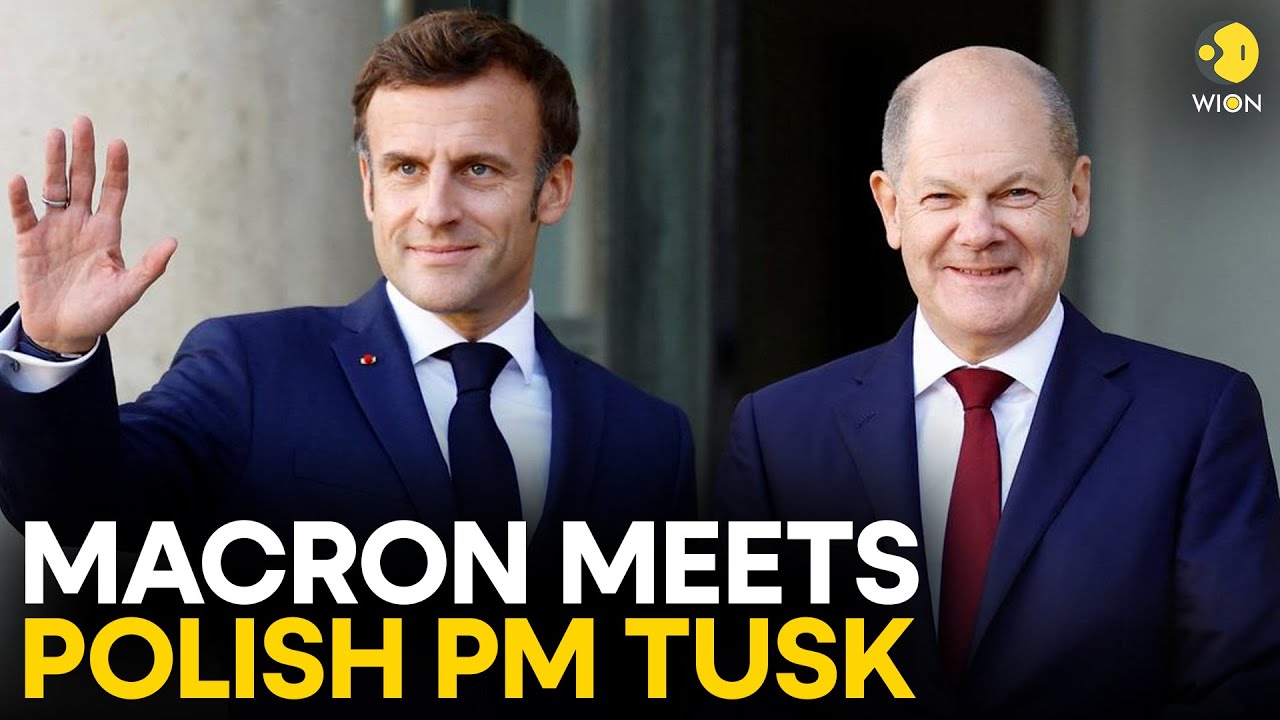 Macron LIVE: France’s Macron meets Polish PM Tusk in Paris | WION LIVE