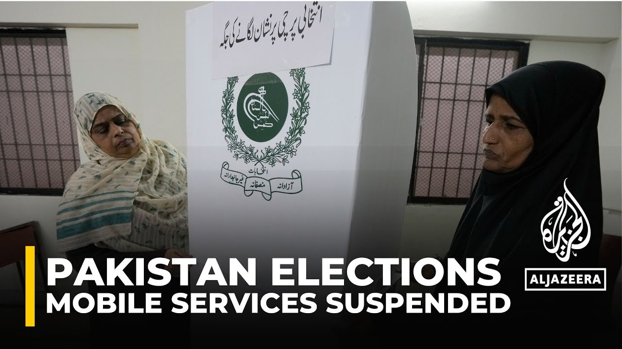 Pakistan temporarily suspends mobile services nationwide for general elections