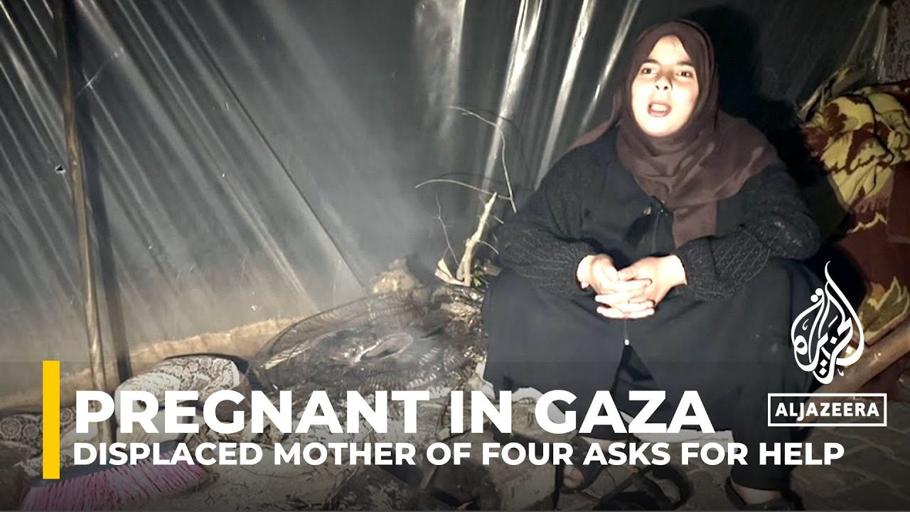 Pregnant in Gaza: Cold and hungry displaced mother of four asks for help