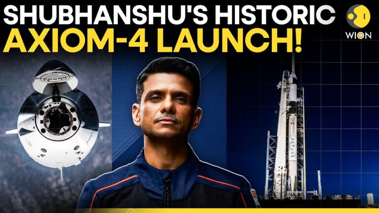Axiom-4 Launch LIVE: Shubhanshu Shukla’s Journey To Space Begins! | NASA LIVE | SpaceX Live
