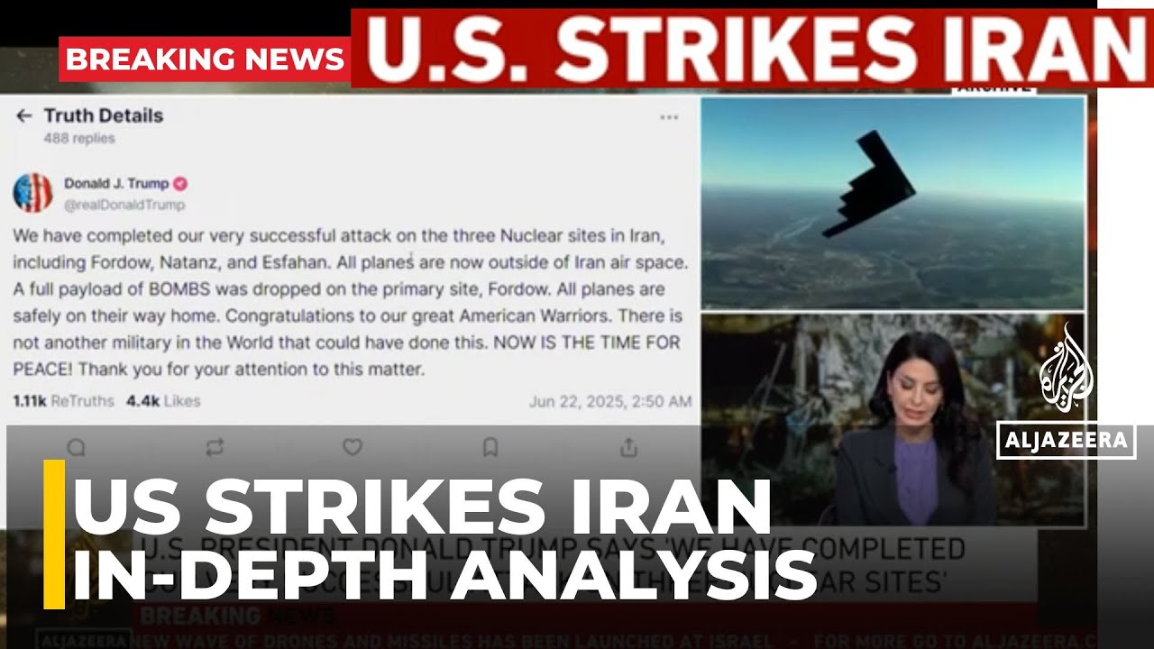 BREAKING: U.S Bombs 3 Nuclear Sites in IRAN | Fordow, Natanz & Isfahan Targeted