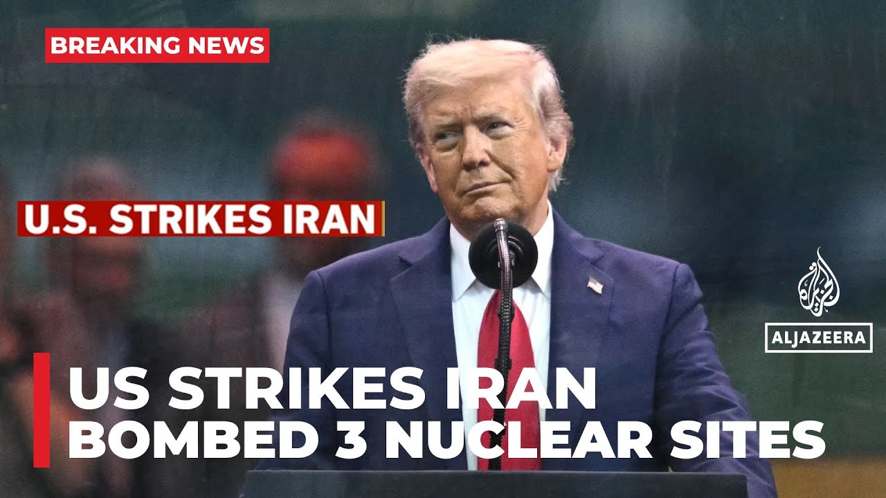 Breaking :U.S. Strikes on Iran, bombed 3 nuclear sites in Iran, including Fordow