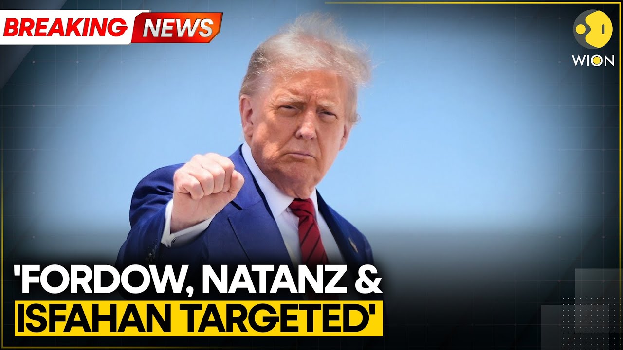 BREAKING | US Warplanes Carry Out Strikes On Three Nuclear Sites In Iran, Says Trump | Israel-Iran