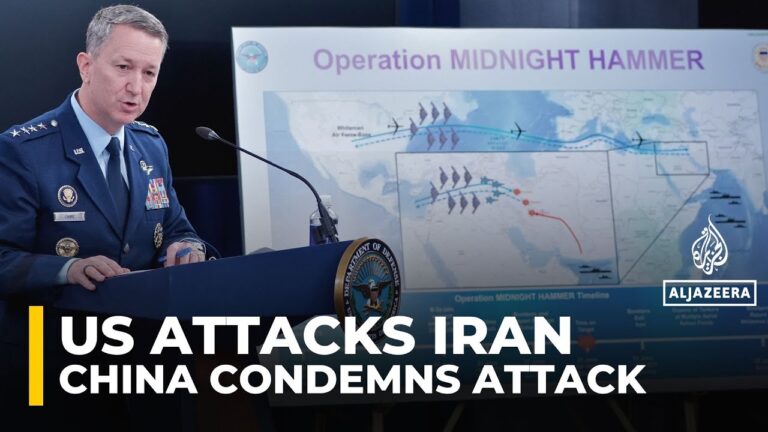 China says US attack on Iran ‘seriously violates’ international law