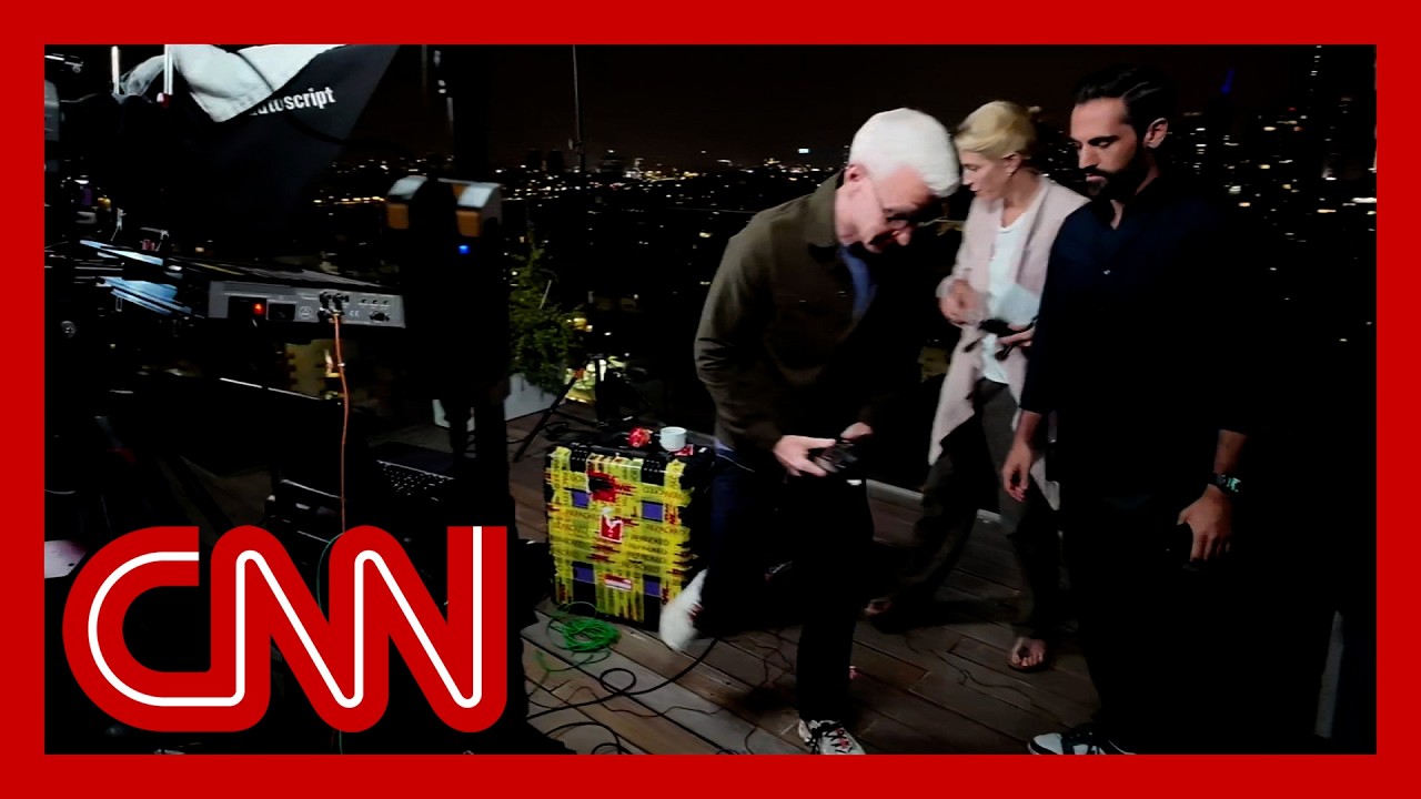CNN crew takes shelter as sirens sound in Tel Aviv CNN crew takes shelter as sirens sound in Tel Aviv