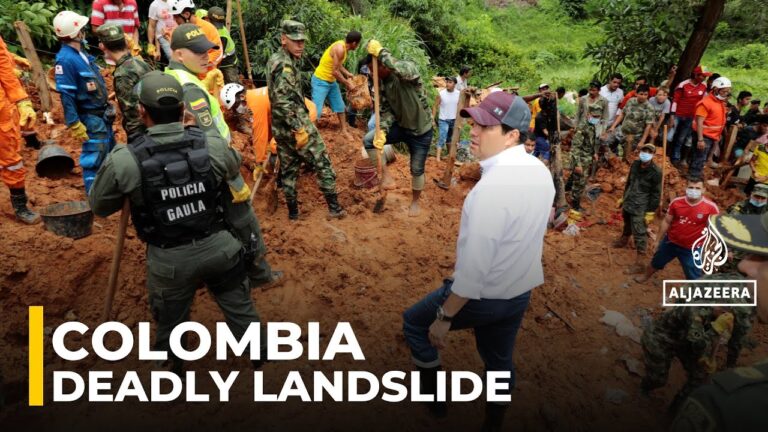 Colombia landslide: At least eight killed, 10 missing near Medellin