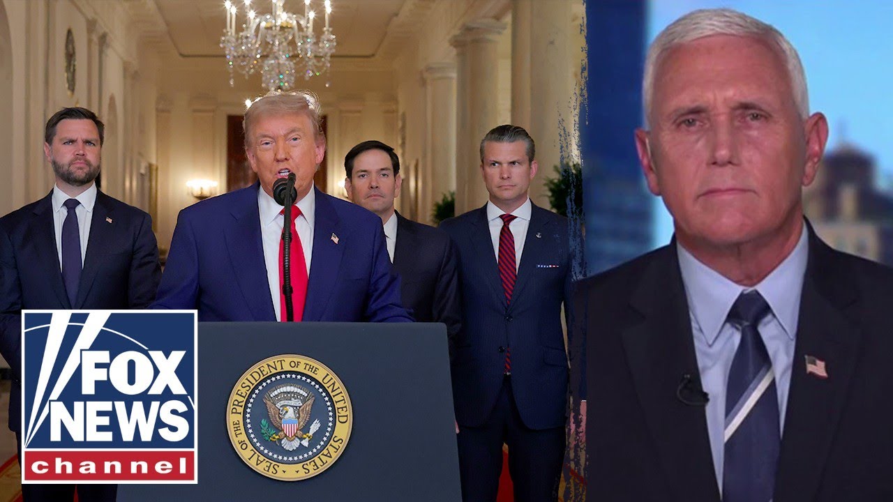 ‘HISTORIC MISSION’: Mike Pence commends Trump for strikes on Iran’s nuclear sites