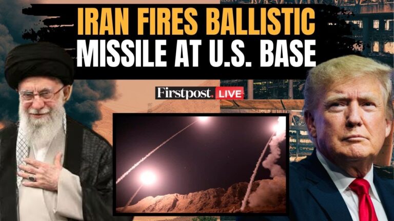 Iran Attacks Qatar LIVE: Iran Launches Ballistic Missile at US Base in Qatar | Iran Iraq War