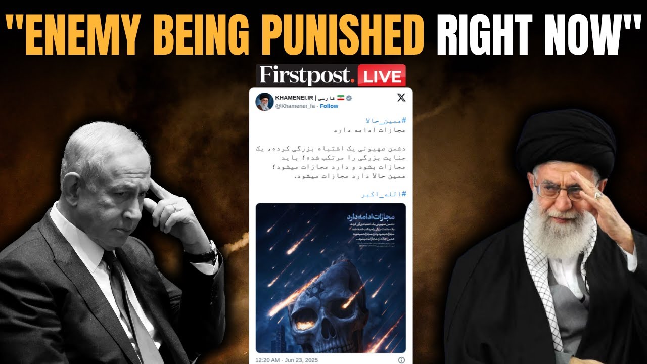 Israel Iran War LIVE: “Enemy Being Punished” – Iran’s Khamenei Breaks Silence After US Strikes