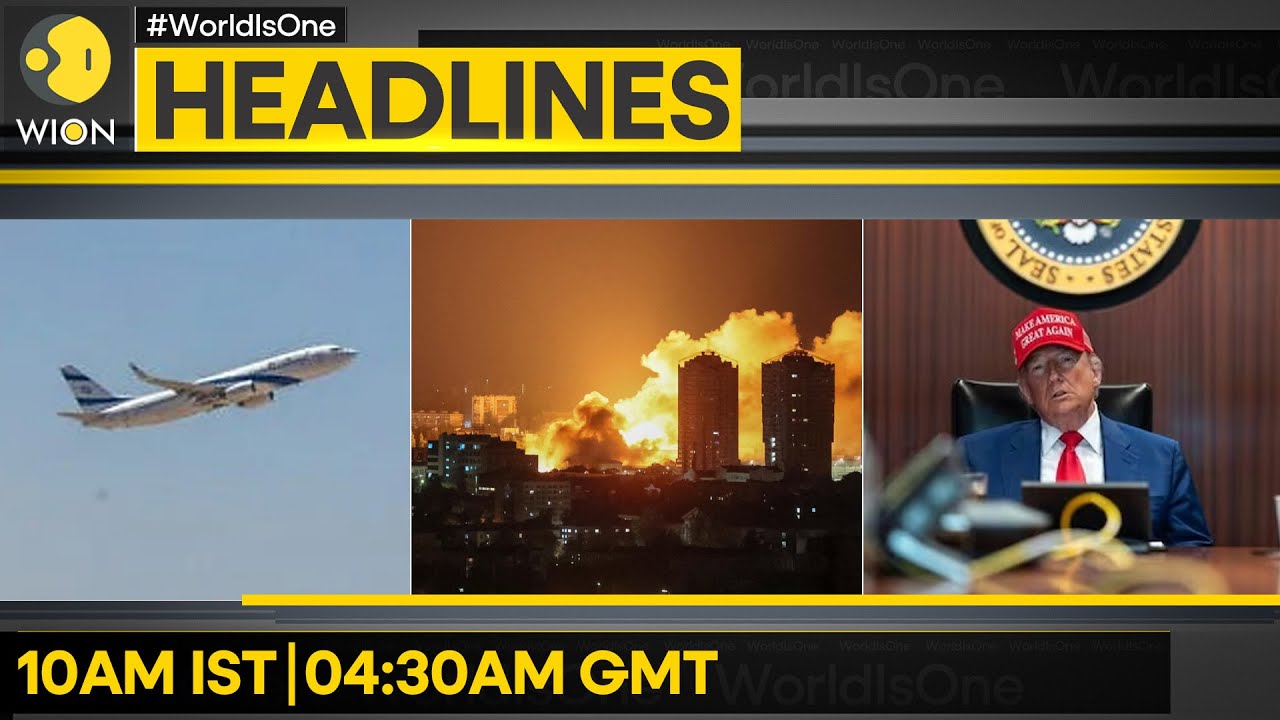 Israel Restarts Outbound Flights | Kyiv: One Dead In Drone Attack | WION Headlines