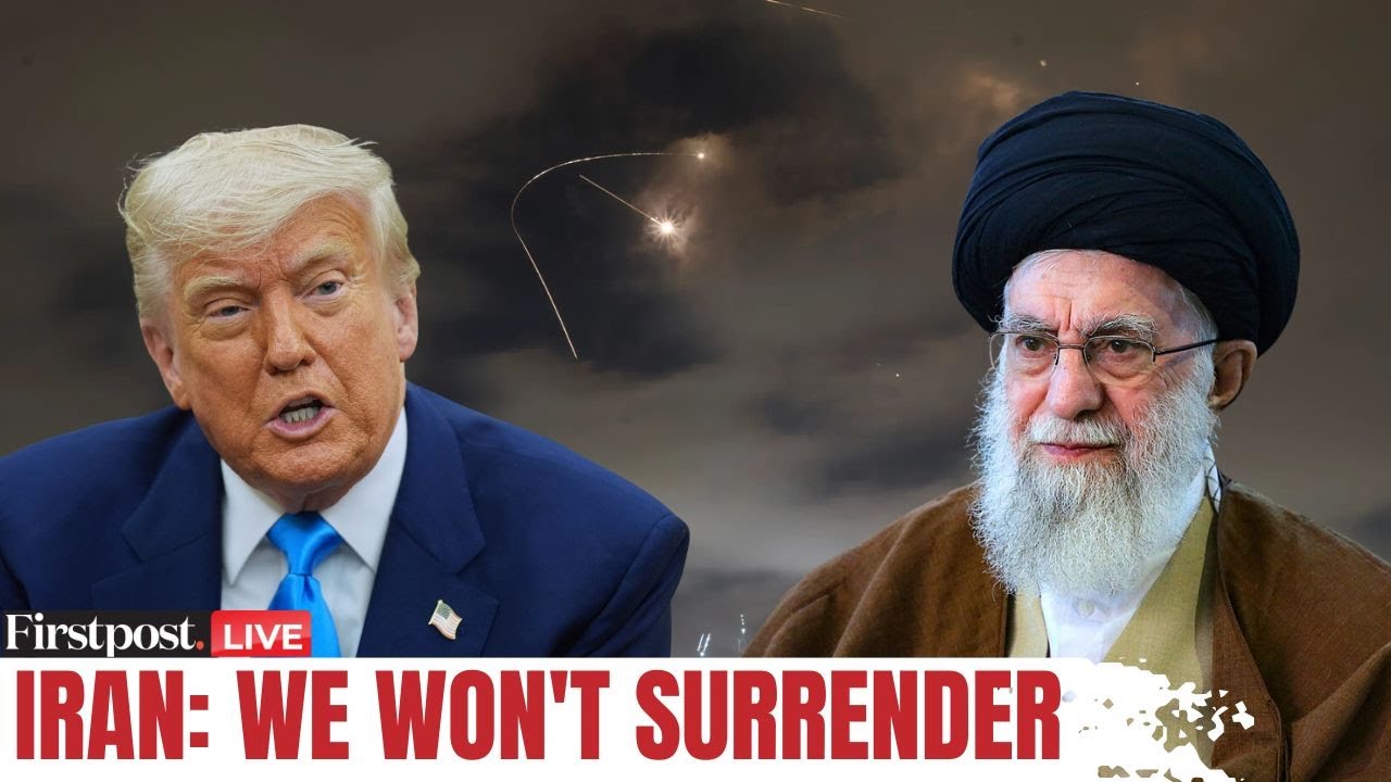 Israel Strikes Iran LIVE: Khamenei Vows Not to Surrender as Iran Strikes Tel Aviv | US Strikes Iran