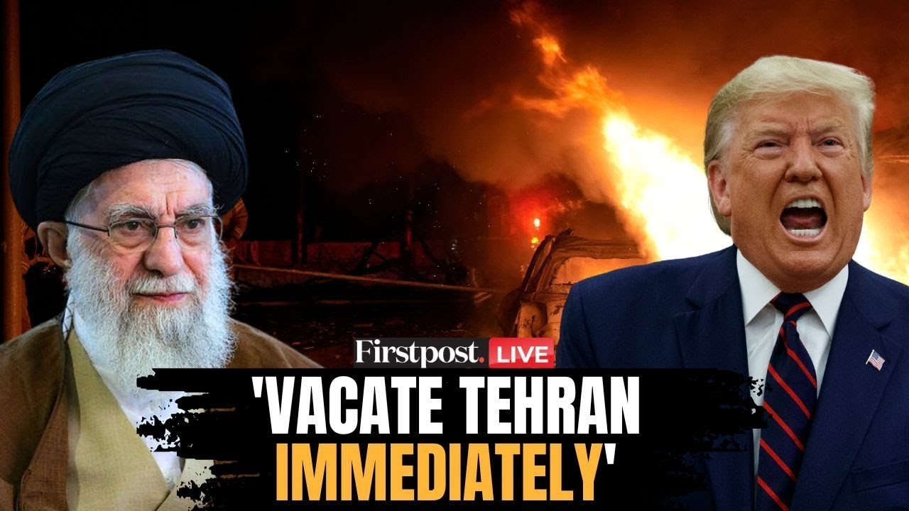 Israel vs Iran LIVE: Explosions Rock Tehran as Trump Urges ‘Everyone’ to Evacuate | Palki Sharma