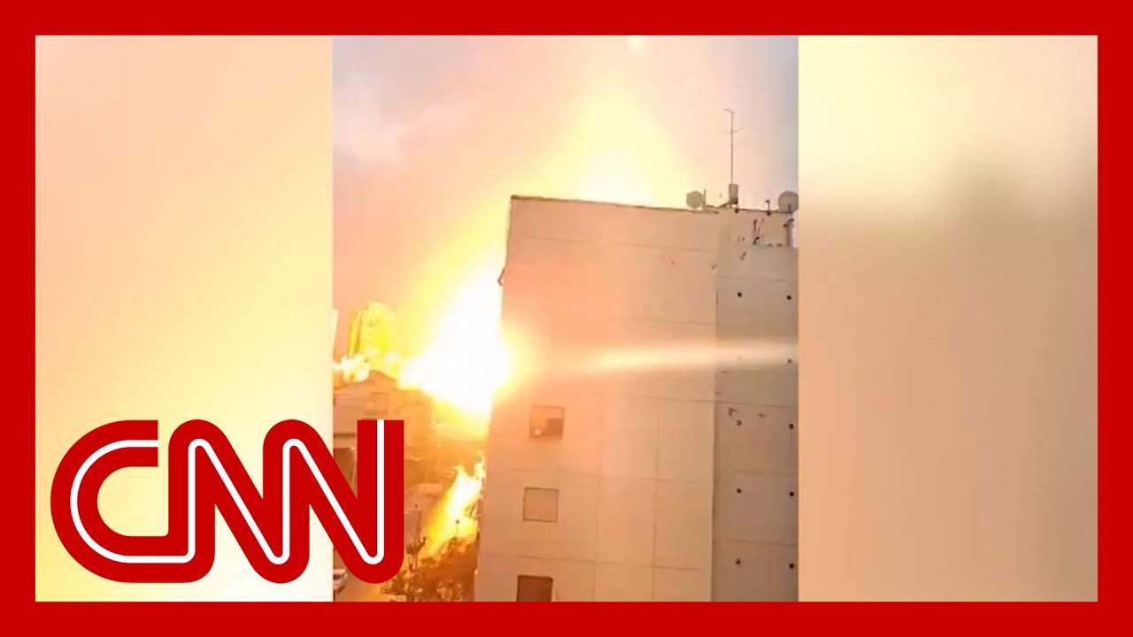 Israeli residential building struck before ceasefire came into effect Israeli residential building struck before ceasefire came into effect