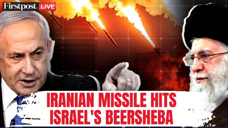 LIVE: Iran Fires Missiles at Israel’s Beersheba | Air Raid Sirens Sound in Tel Aviv & Jerusalem