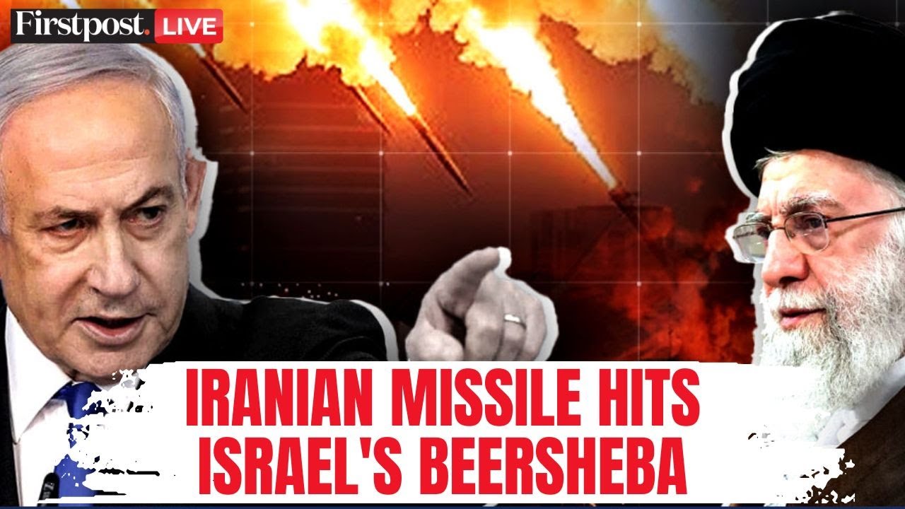 LIVE: Iran Fires Missiles at Israel’s Beersheba | Air Raid Sirens Sound in Tel Aviv & Jerusalem