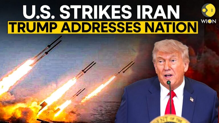 LIVE: Trump Addresses The Nation Following US Strike On Iran Nuclear Sites | US Attacks Iran LIVE