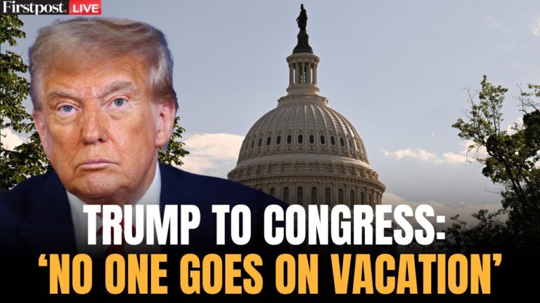 LIVE: Trump Tightens Congress Over ‘Big Beautiful Bill’ Deadline | US Senate | Tax Cuts