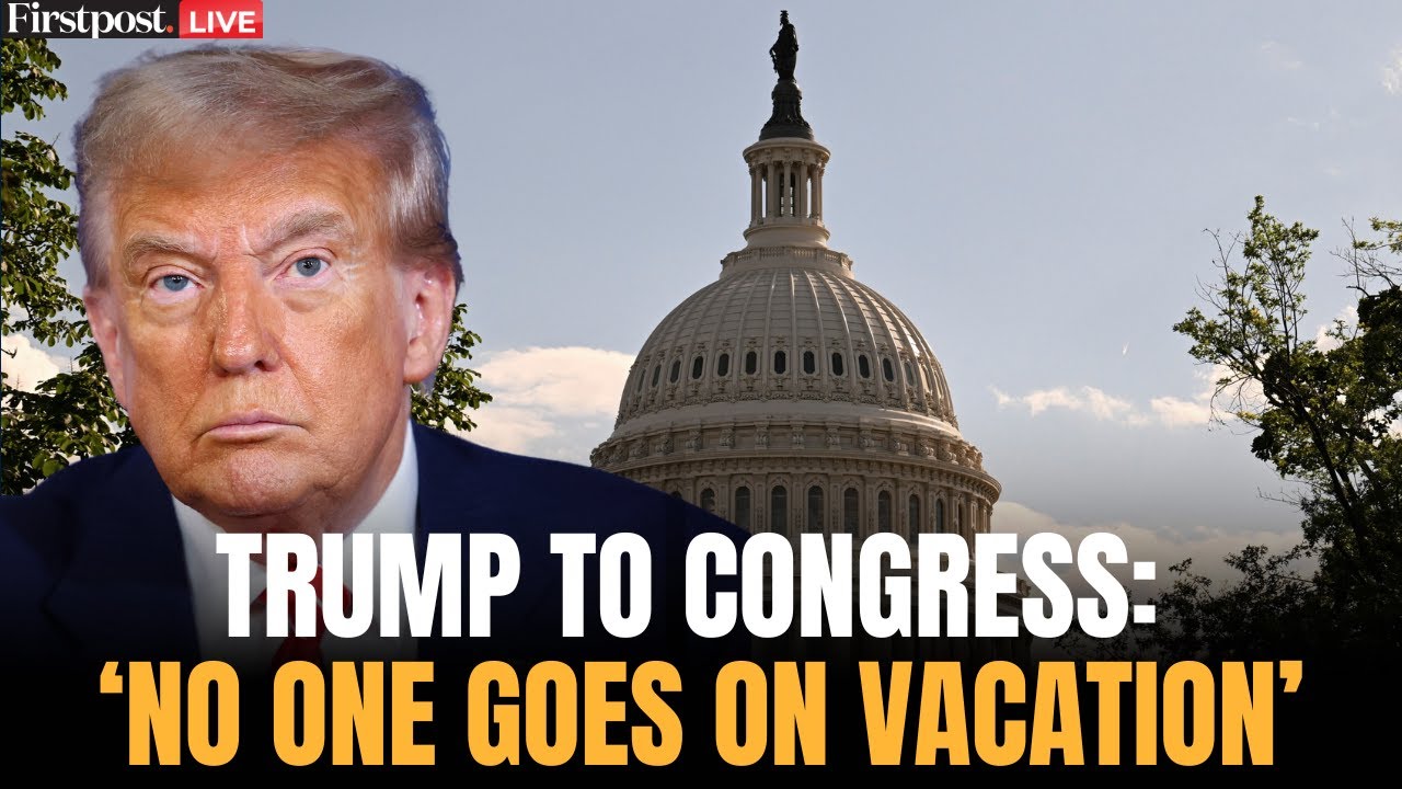 LIVE: Trump Tightens Congress Over ‘Big Beautiful Bill’ Deadline | US Senate | Tax Cuts