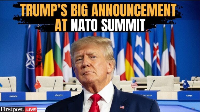 LIVE: US President Donald Trump Arrives at NATO Summit | Iran Israel War | Iran vs Israel