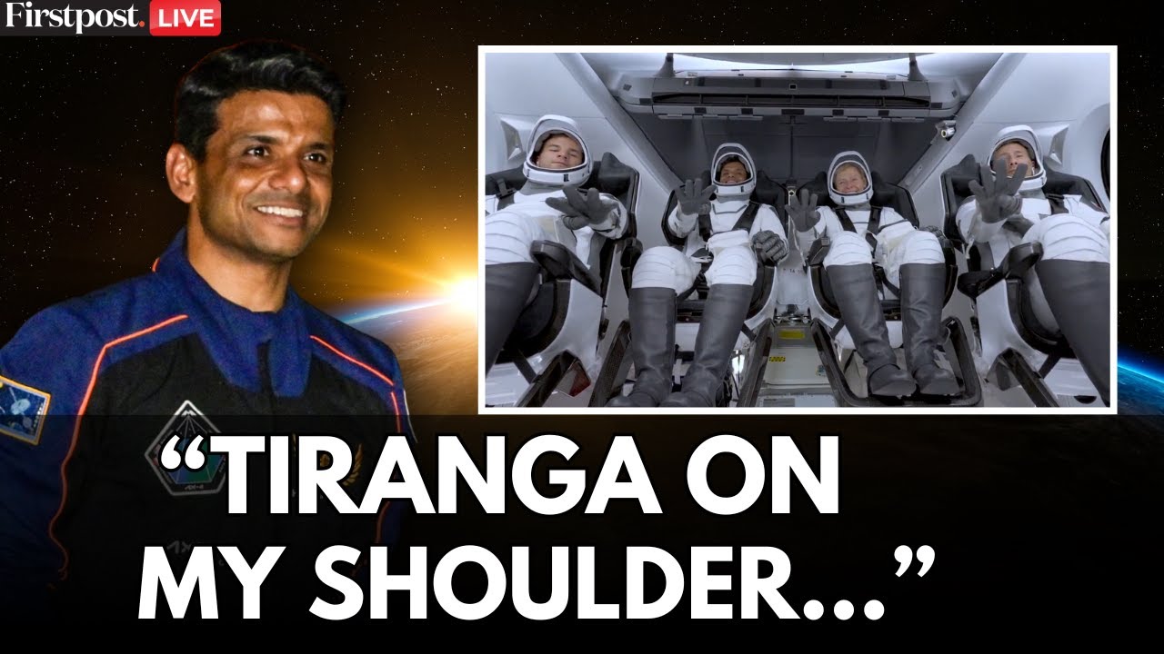 LIVE| “What a Ride!” Shubhanshu Shukla’s First Message from Space |Shubhanshu Shukla Axiom-4 Mission