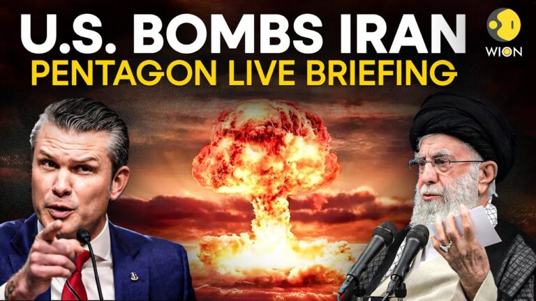 Pentagon Briefing LIVE: US Bombs Iran | Defence Sec. Pete Hegseth & Air Force Chief Address Press