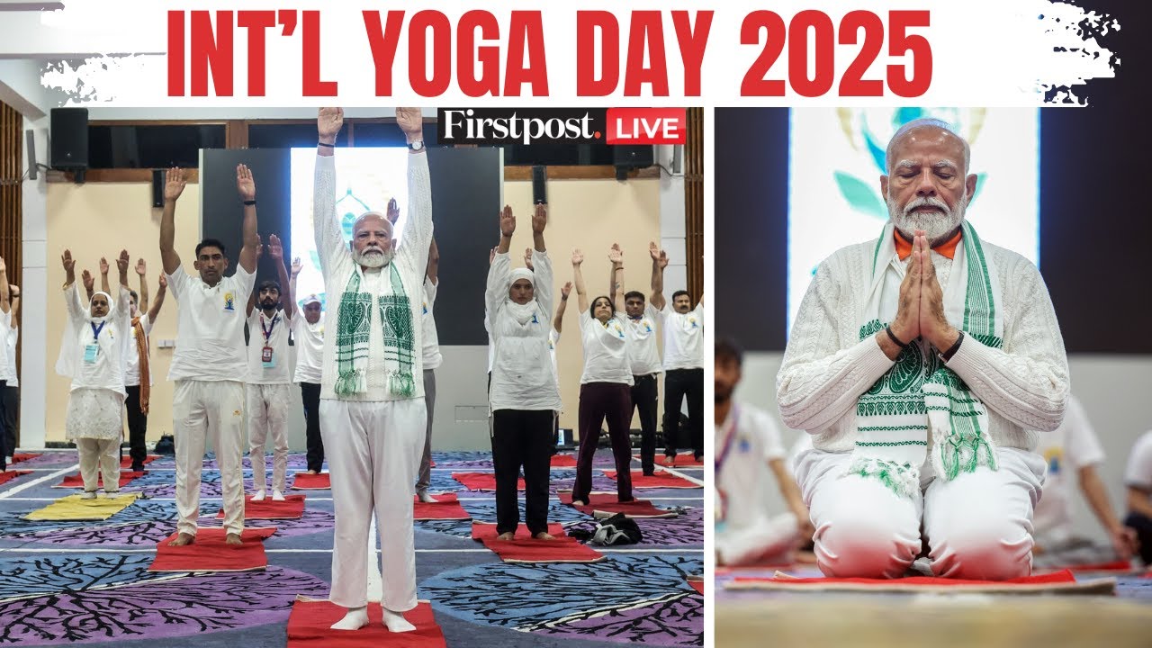 PM Modi on Yoga Day LIVE: PM Narendra Modi Performs Yoga on International Yoga Day 2025 | N18G