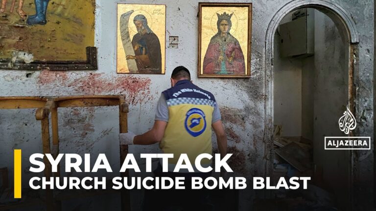 Suicide bombing targets church in Syria’s Damascus: State news agency
