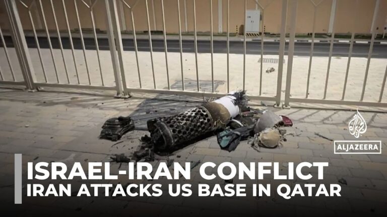 Tehran attacks US base in Qatar, hours later Trump states Israel-Iran truce