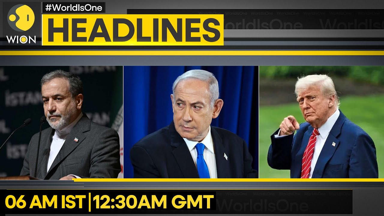 Trump Announces Iran-Israel Ceasefire | US Officials Held Indirect Talks With Iran | WION Headlines