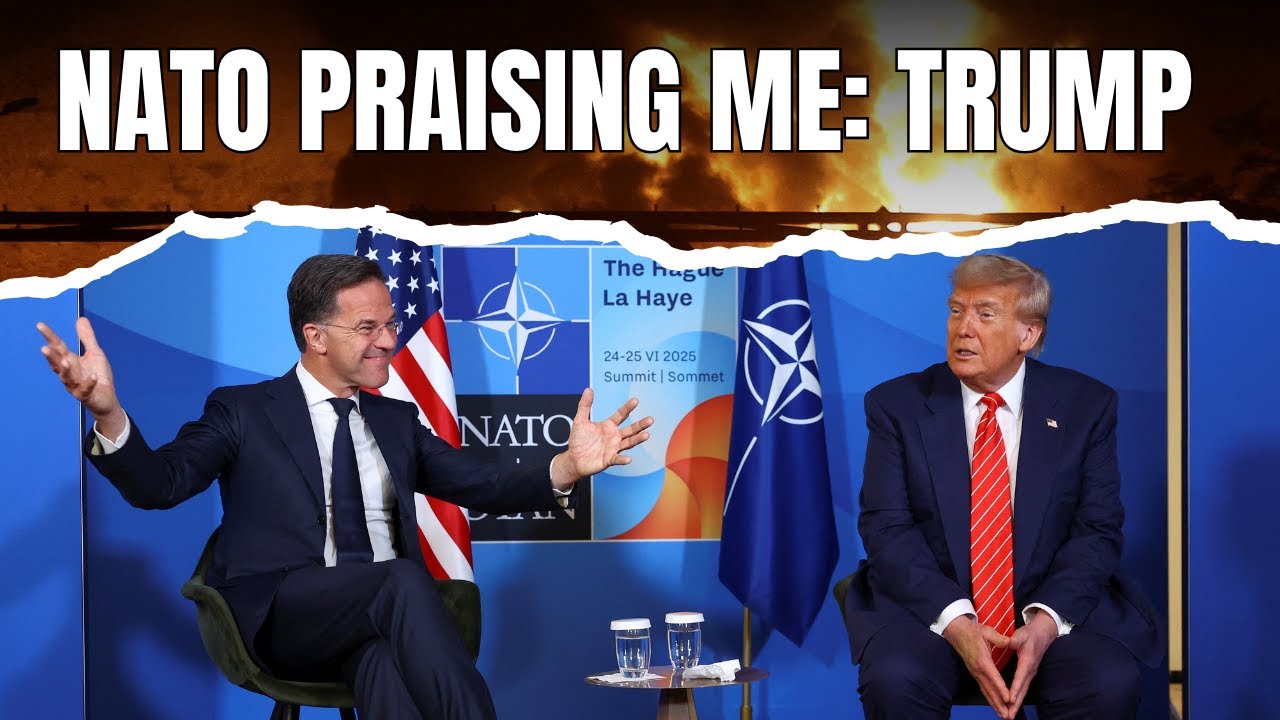 Trump at NATO Summit LIVE: Trump Shares Texts from Rutte “Praising Him” for Israel-Iran Ceasefire