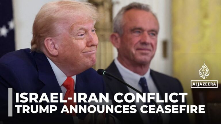 Trump claims ceasefire reached between Israel and Iran