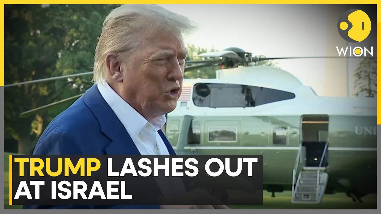 Trump Says Really Unhappy With Israel After Violation Of Ceasefire | WION