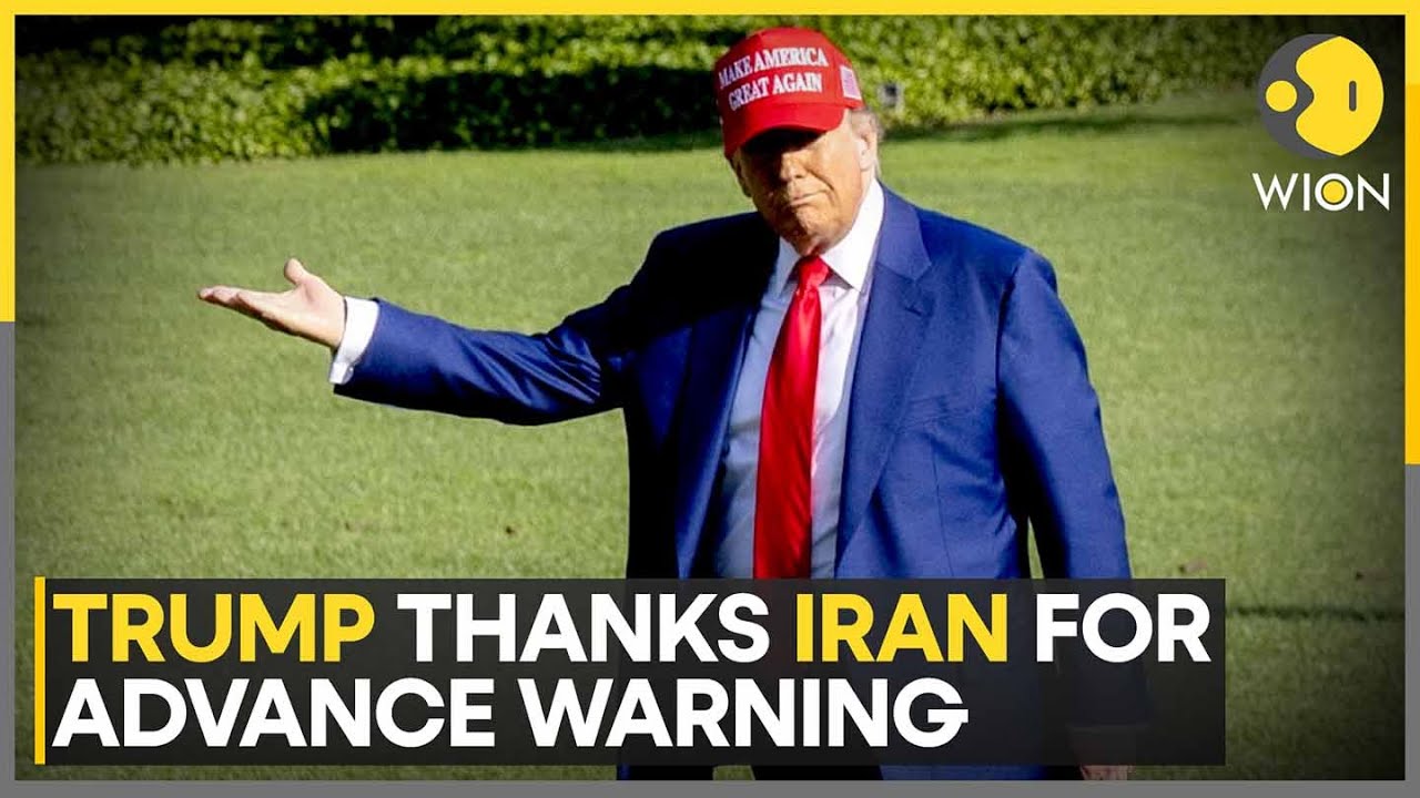 Trump Thanks Iran for “Notice” Before US Base Attack, Followed by Peace Message | WION