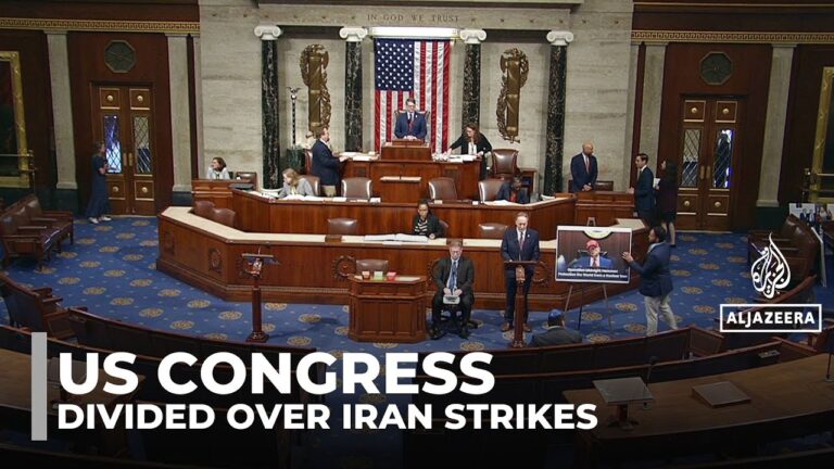 US Congress divided over Iran strikes as constitutional questions arise