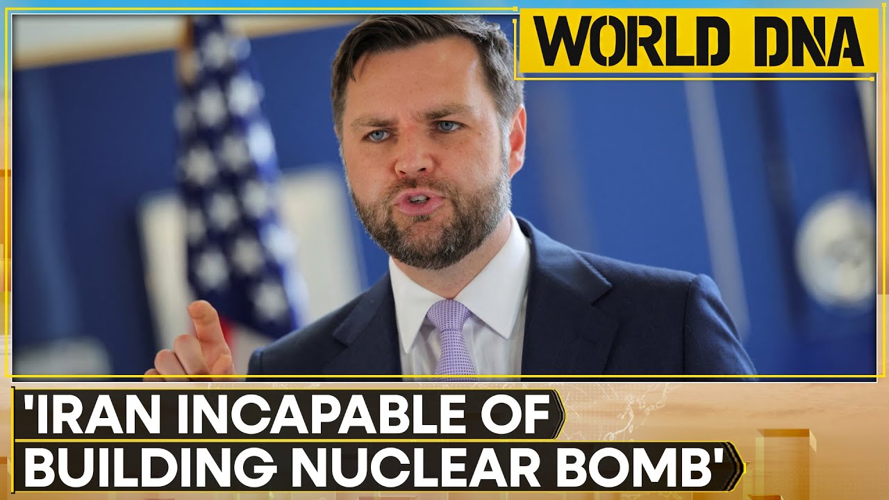 US VP Vance Says Iran Now Incapable of Building Nuclear Weapon | WION World DNA